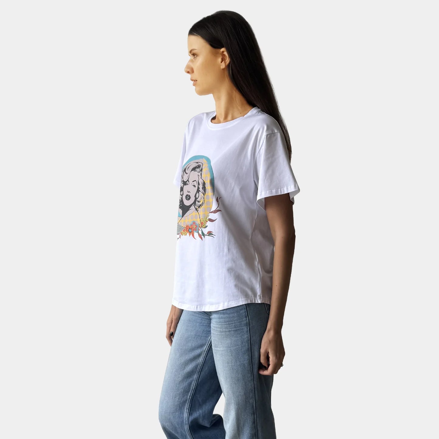 MARILYN TEE IN WHITE