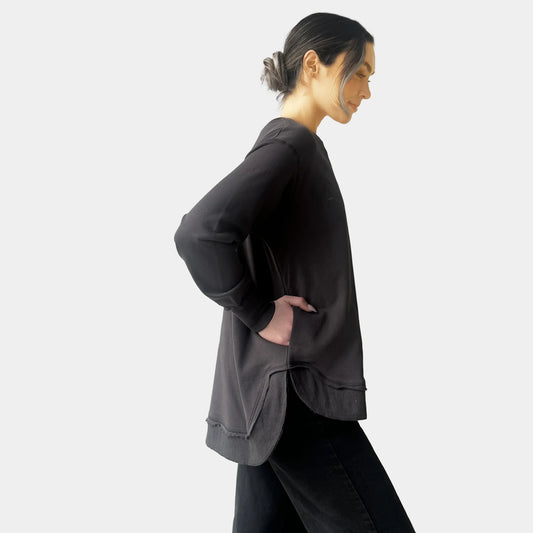 AMYIC SWEATER CHARCOAL