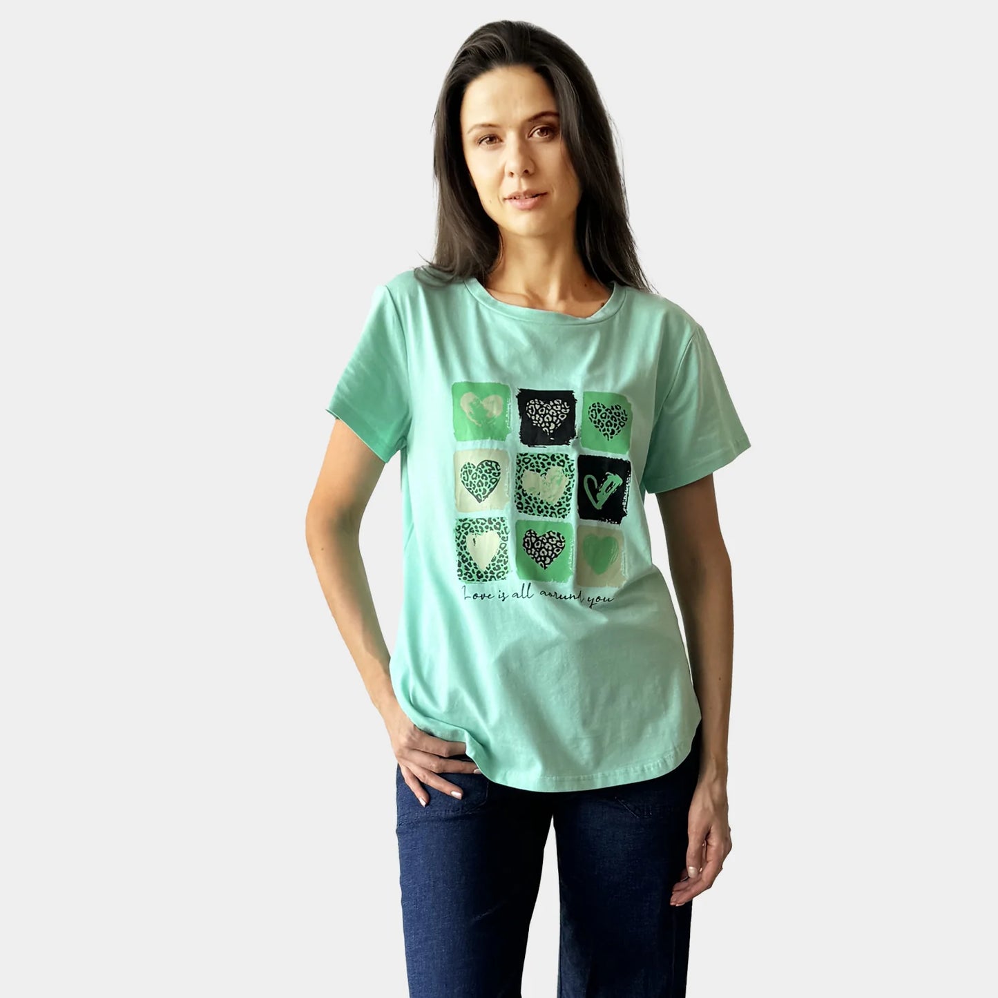 BELLA TEE APPLE GREEN