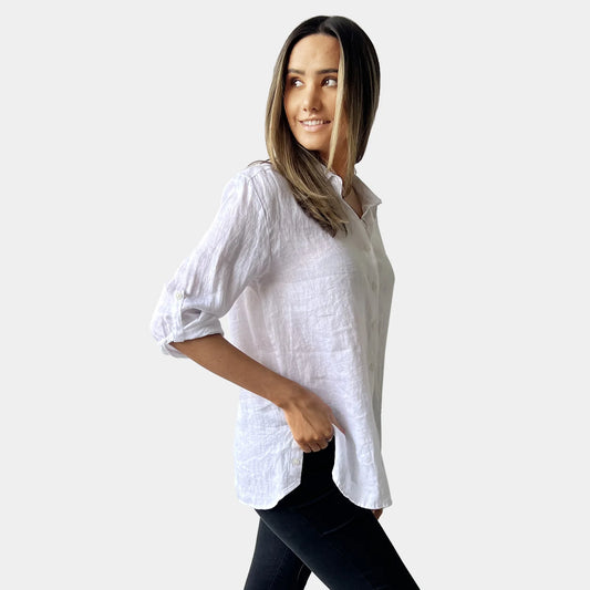 OLIVIA LINEN SHIRT