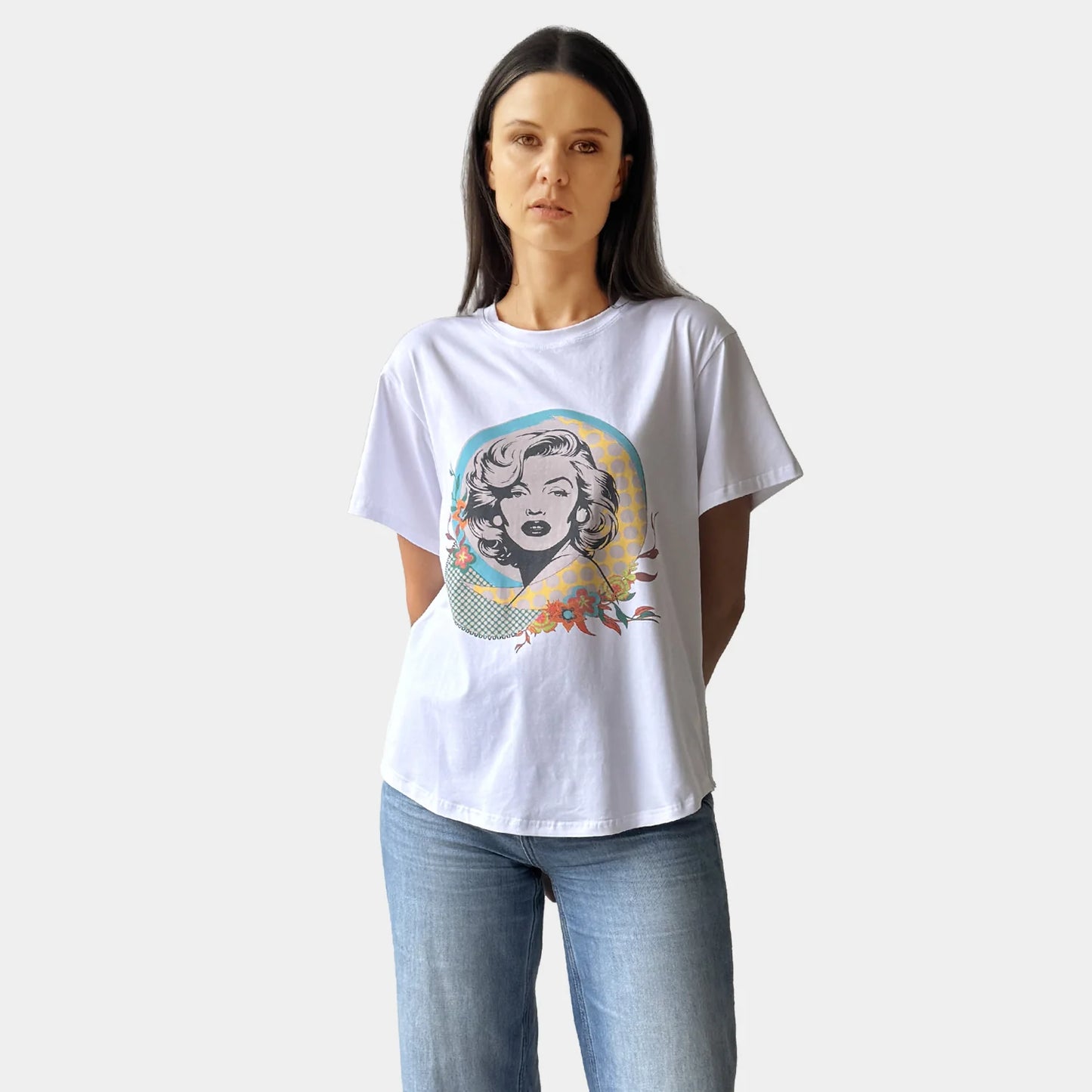 MARILYN TEE IN WHITE