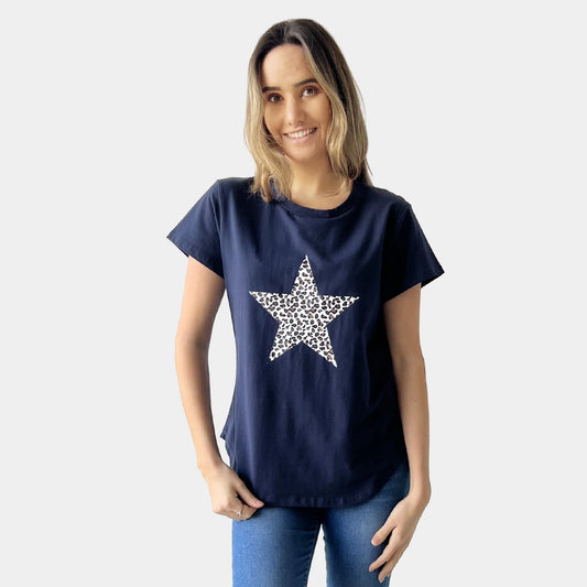 LEOPARD STAR T-SHIRT