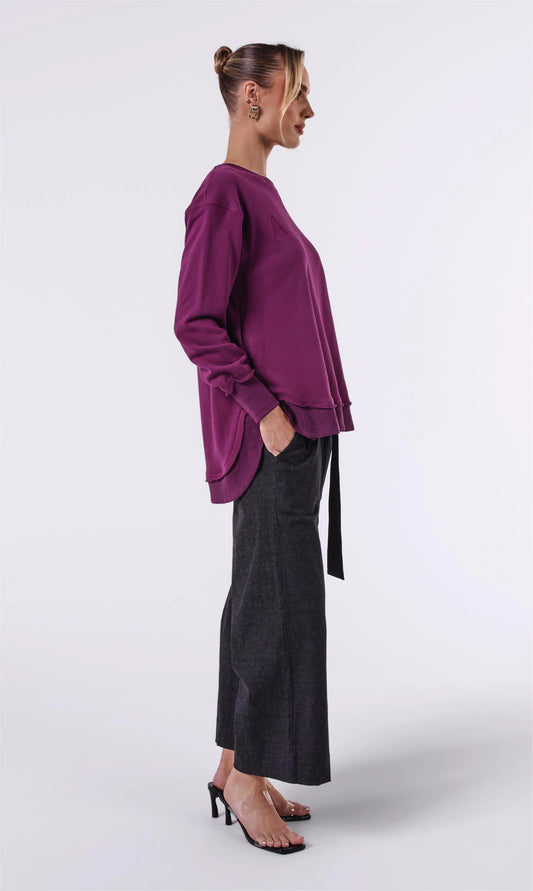 AMYIC SWEATER PLUM
