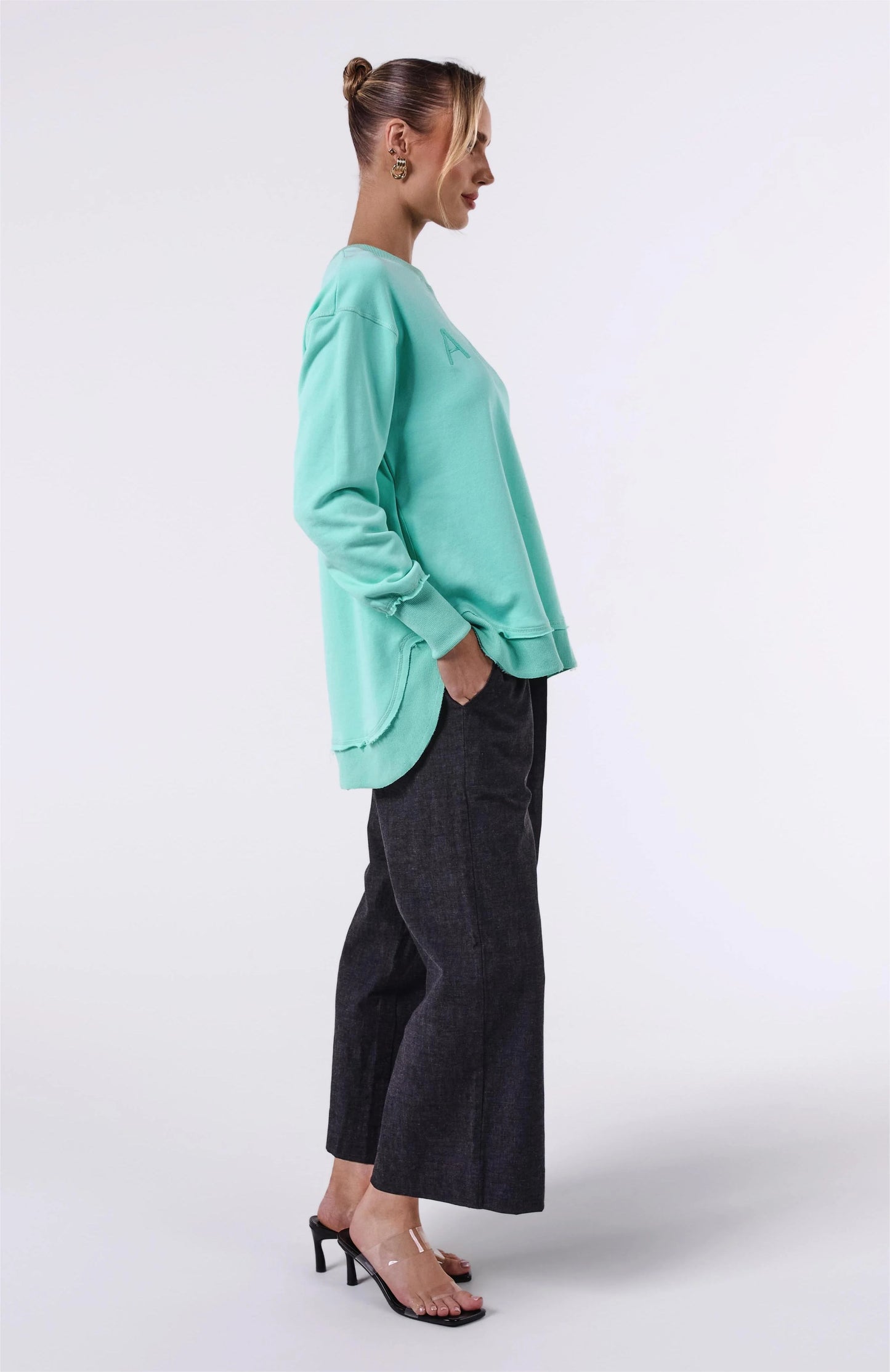 AMYIC SWEATER APPLE GREEN