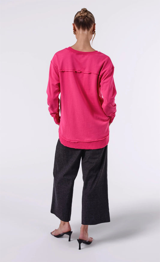 AMYIC SWEATER HOT PINK