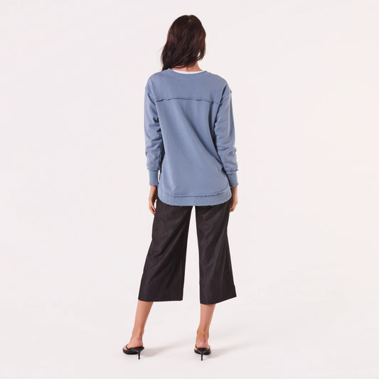 AMYIC SWEATER DENIM BLUE