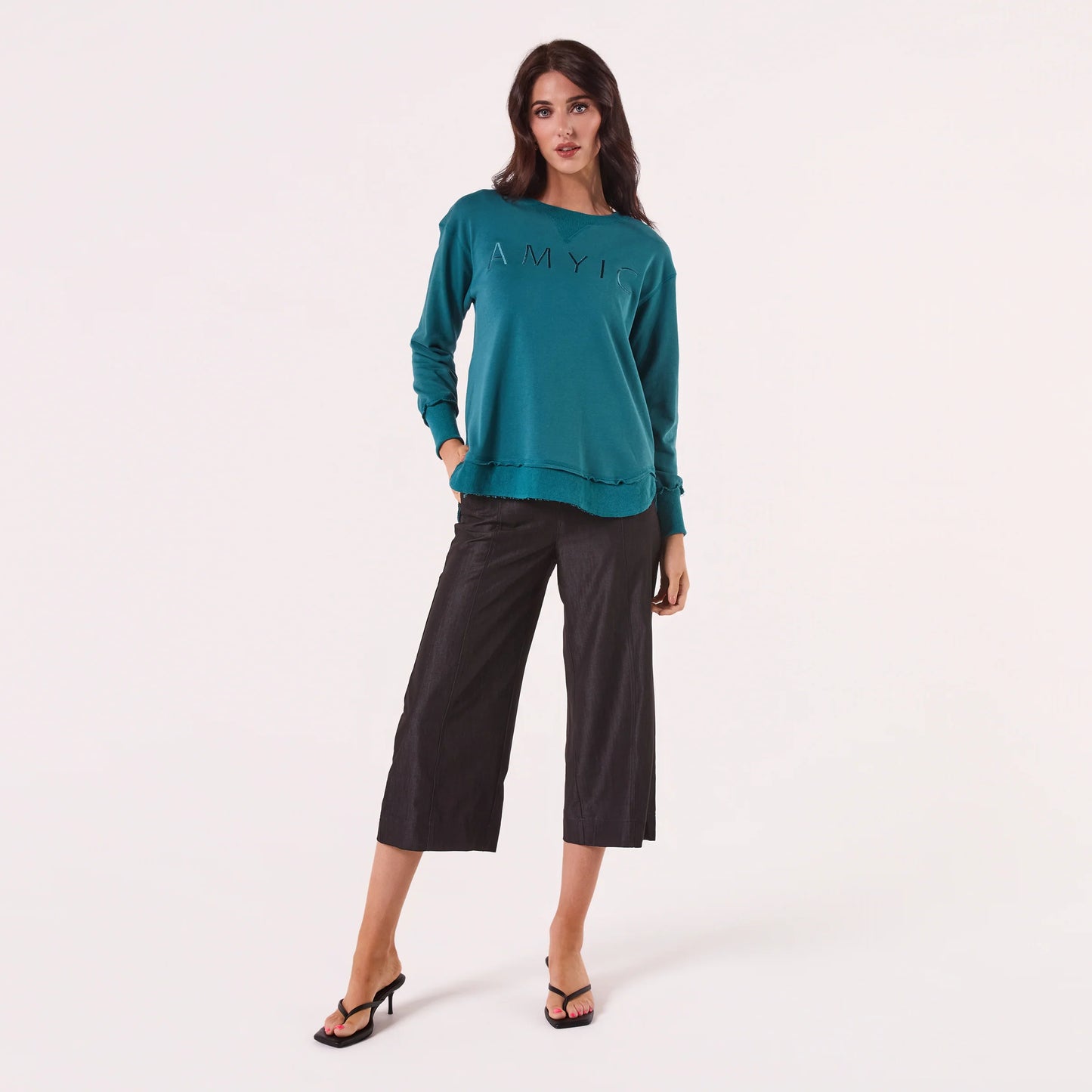AMYIC SWEATER ACID BLUE