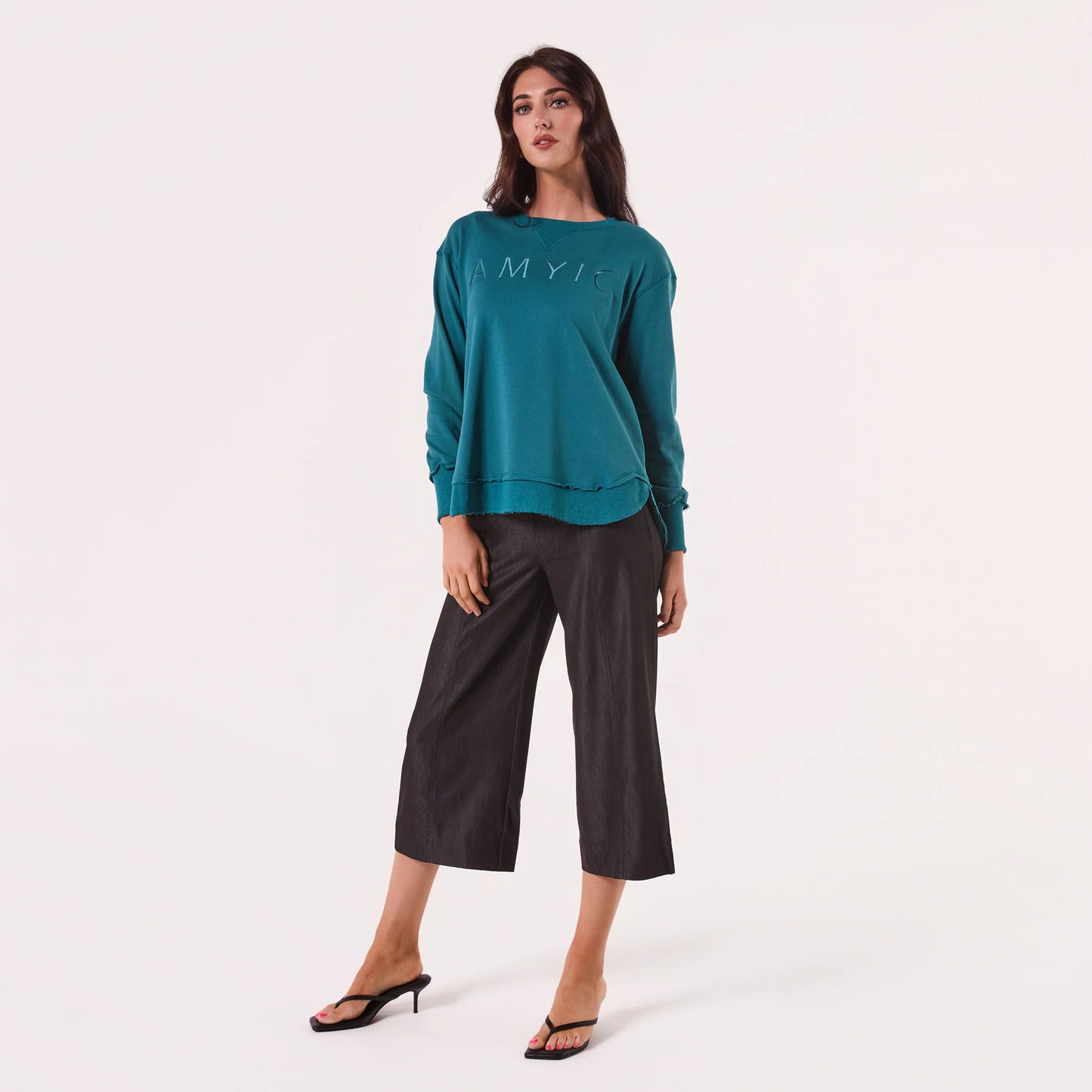 AMYIC SWEATER ACID BLUE