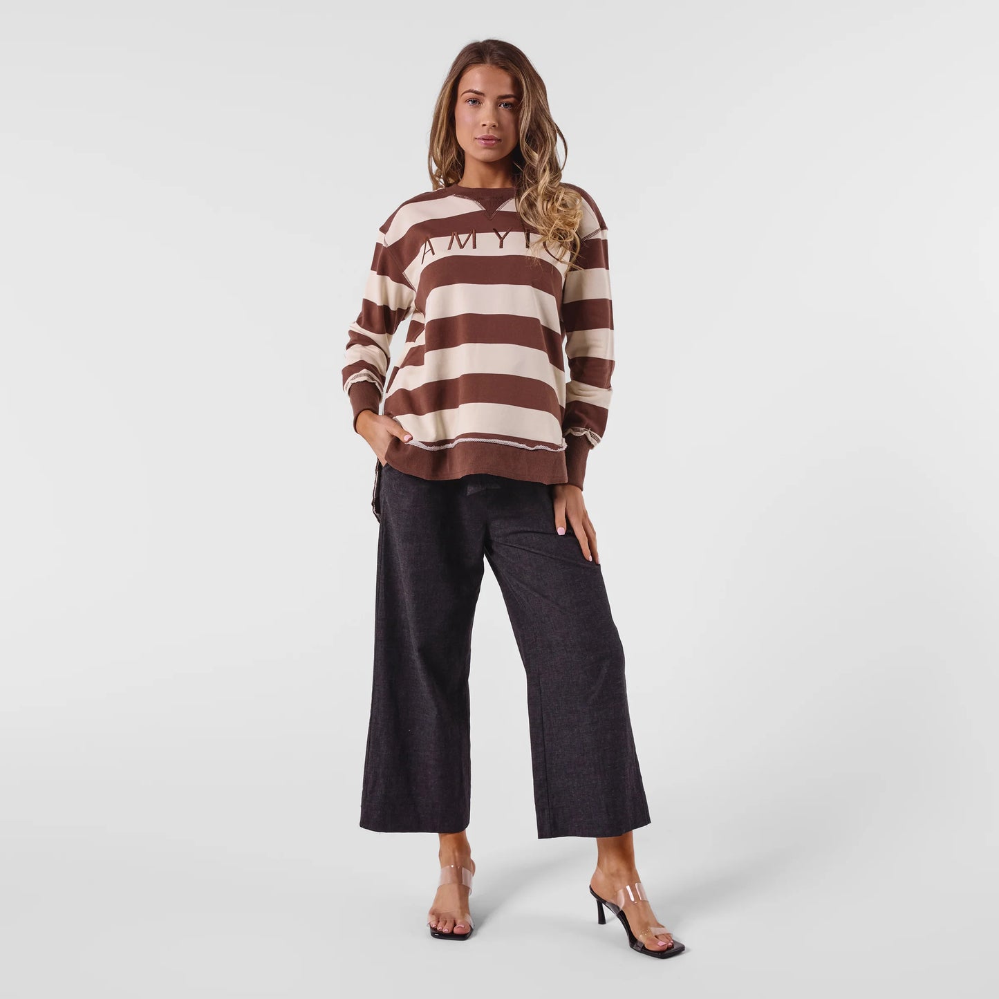 AMYIC STRIPE SWEATER