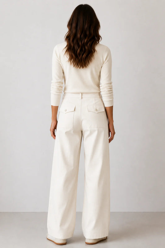 AMYIC BARREL LEG PANT