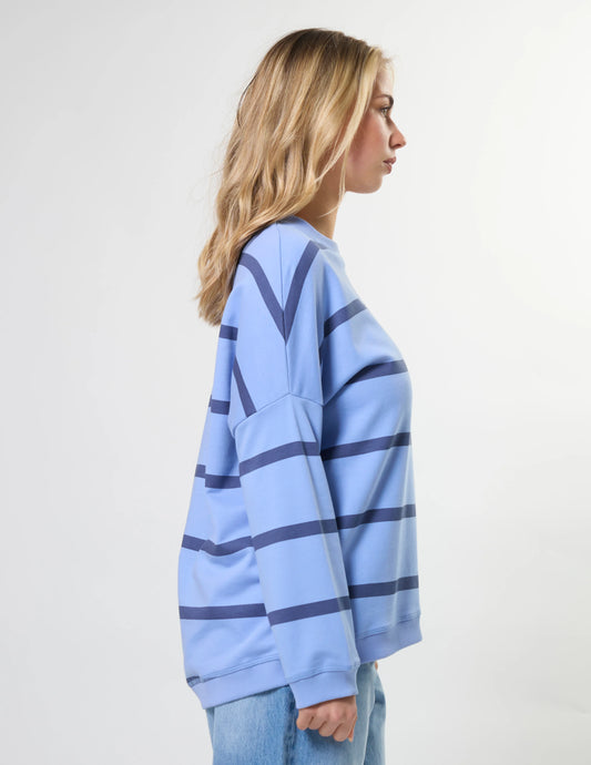 NEWPORT RELAXED CREW IN CORNFLOUR