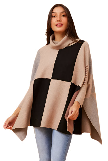 NOVA OVERSIZED COLOUR BLOCK KNIT