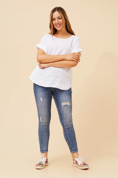 DARCY TOP IN WHITE