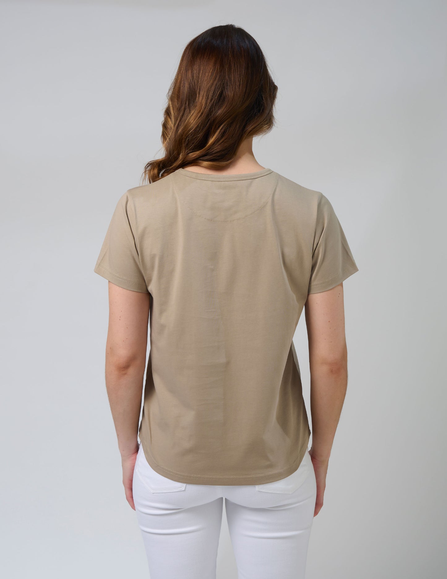 SAGE LEOPARD CROSS TEE