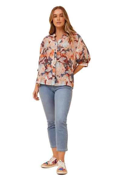 JAXIE TOP IN ORANGE