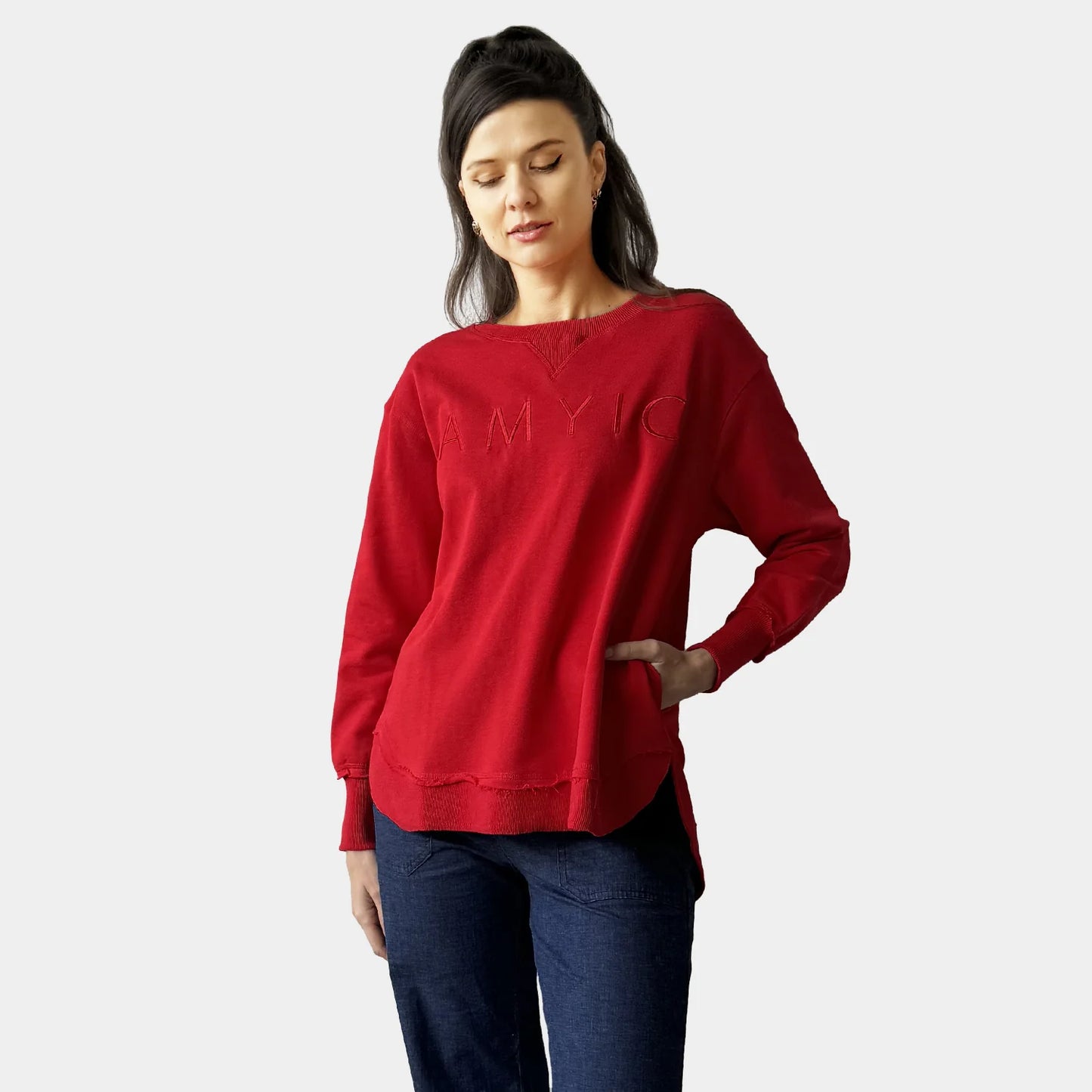 AMYIC SWEATER RED