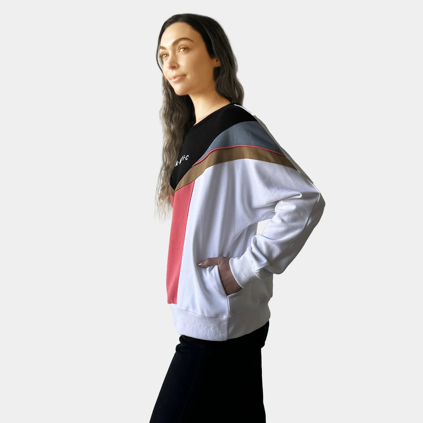 AMYIC SIDE POCKET SWEATER