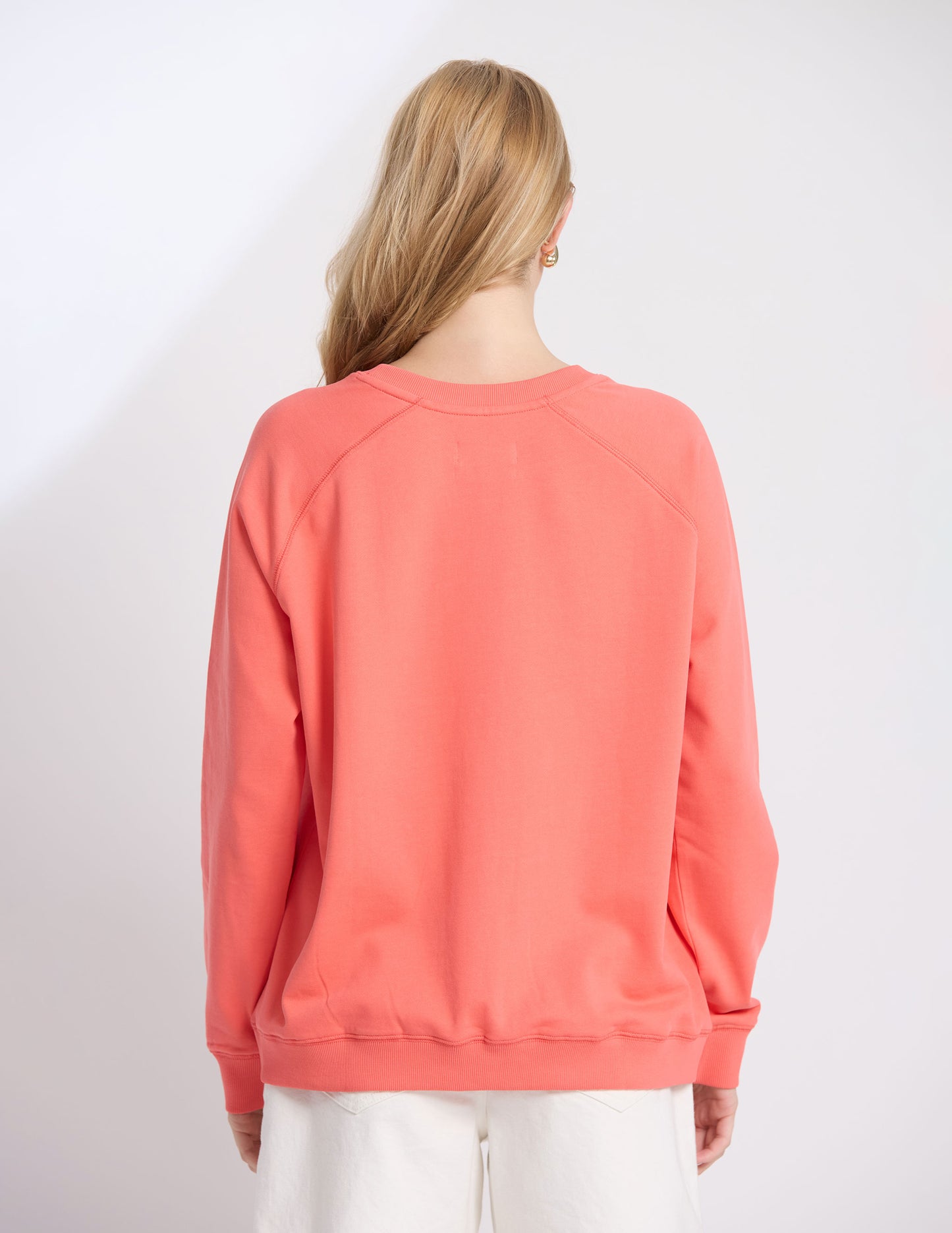 CLASSIC SWEATER IN CORAL