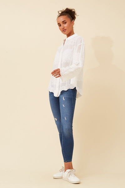 ZOE LACE BLOUSE