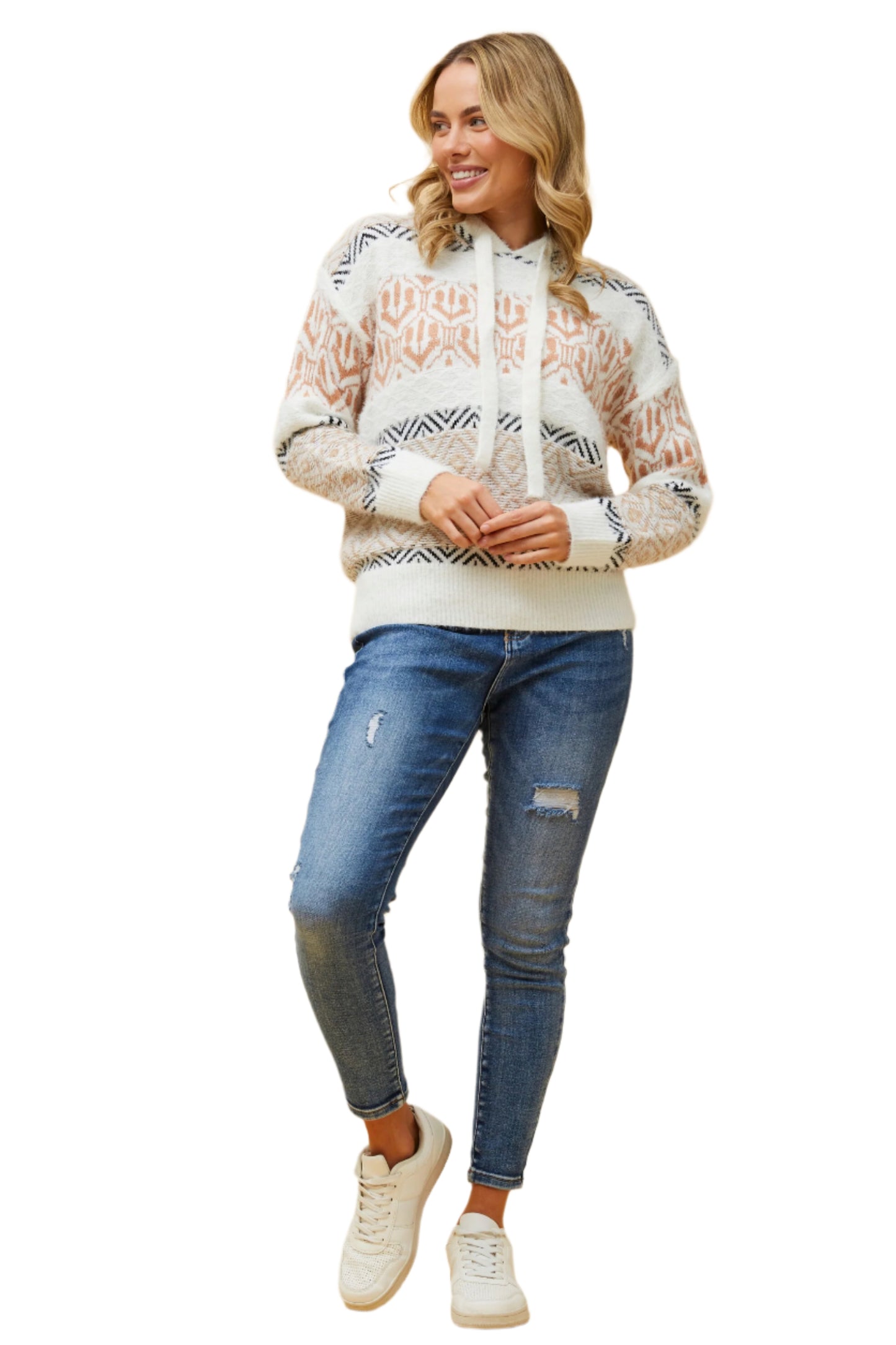 MELINA HOODED KNIT