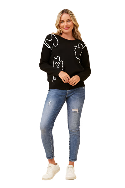 FRANCIS KNIT BLACK