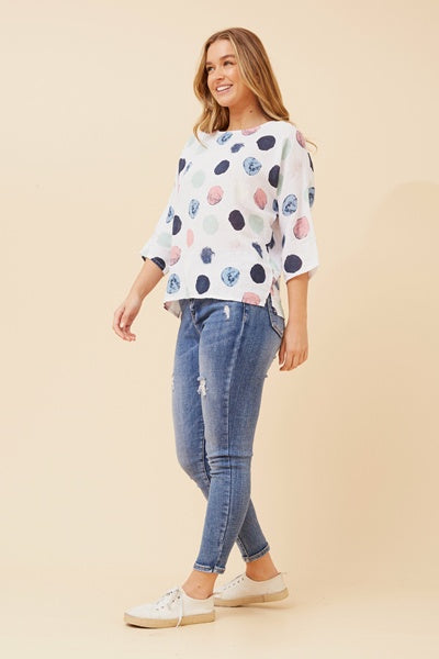 MYRA TOP IN WHITE