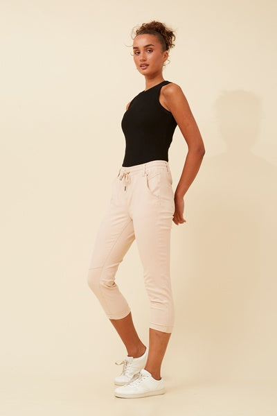 JESSIE JOGGER IN NOUGAT