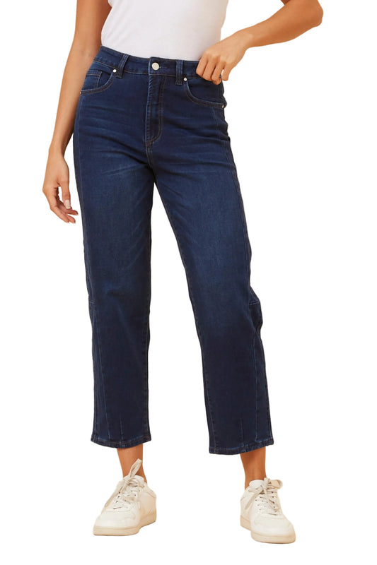 CROP BARREL JEAN