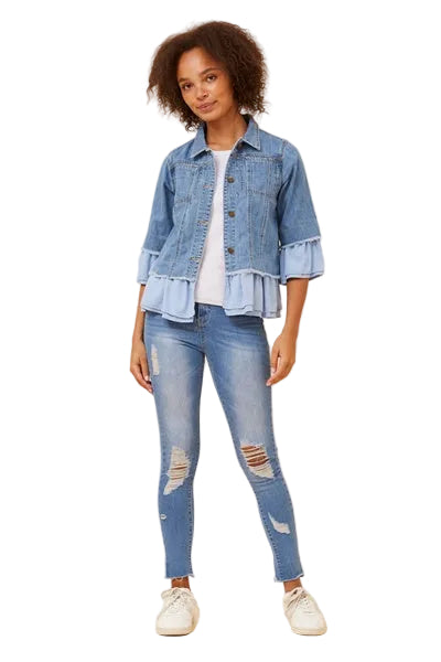 GRACIE JACKET INFINITY DENIM