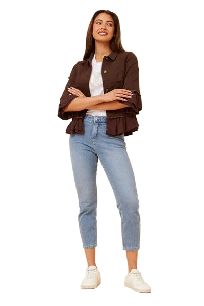 GRACIE JACKET CKM BROWM