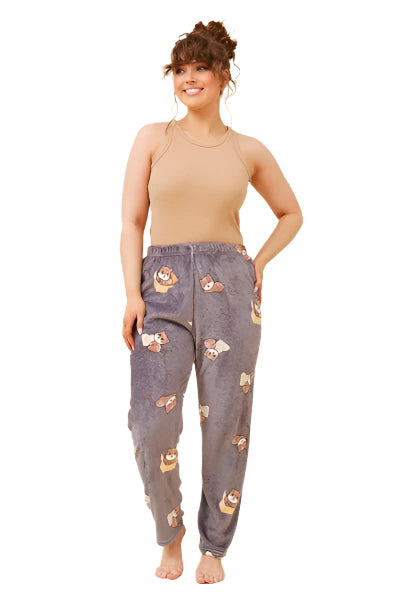 CAT PLUSH PJ PANTS