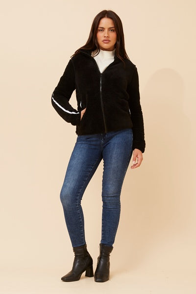JACKIE FAUX FUR JACKET