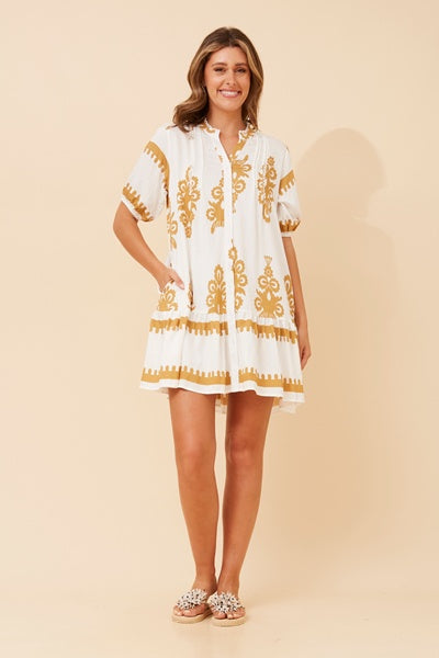 DANNI DRESS IN WHITE