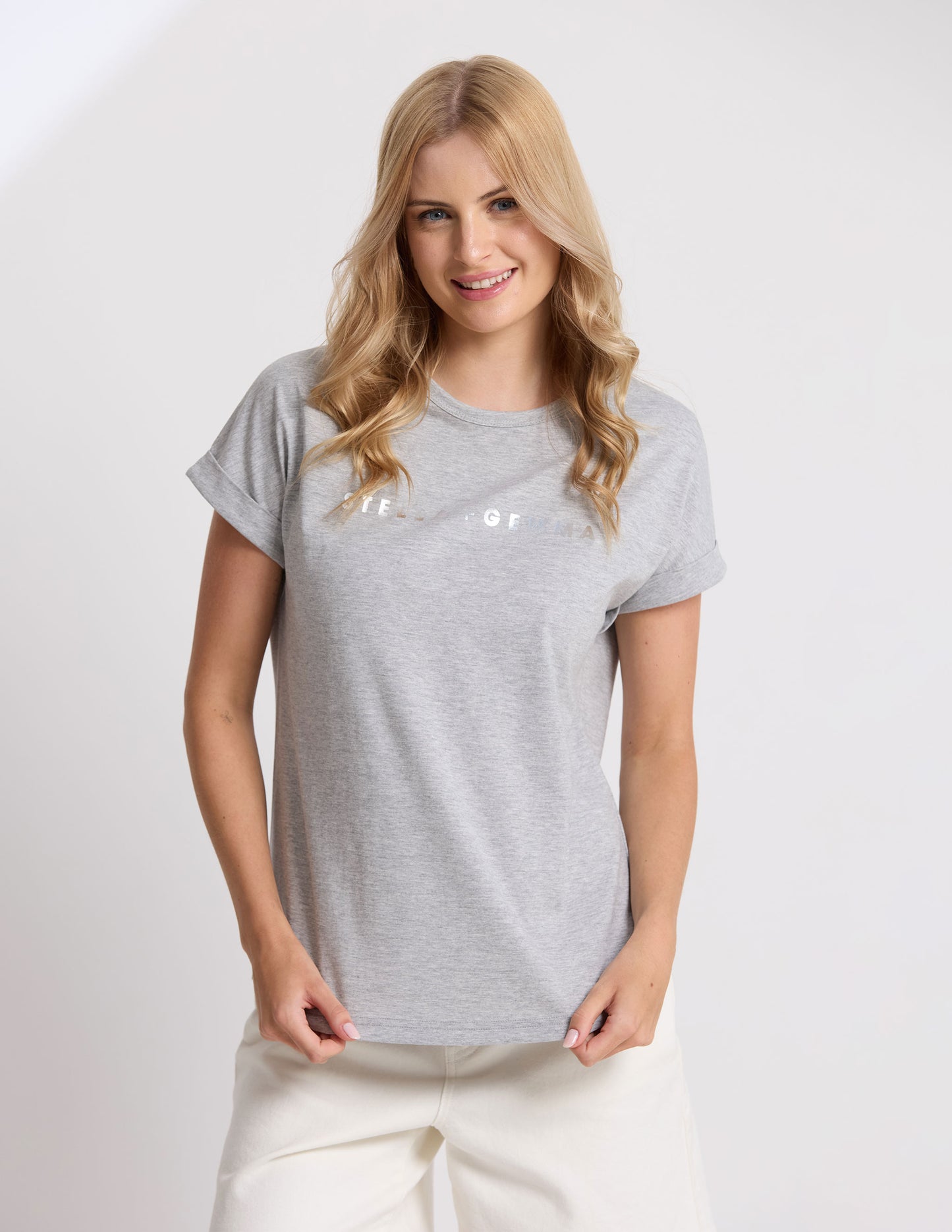 SOHO CUFF TEE IN GREY