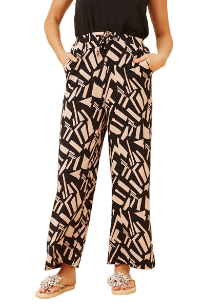 ABSTRACT PRINT PANT