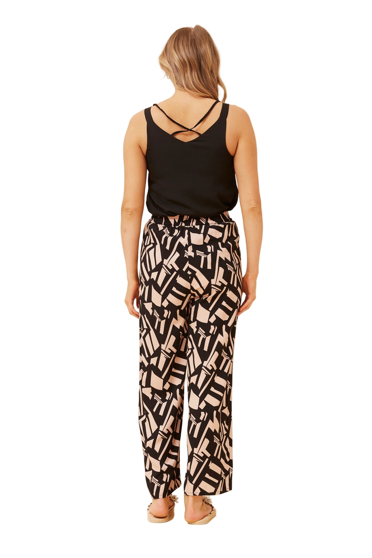 ABSTRACT PRINT PANT