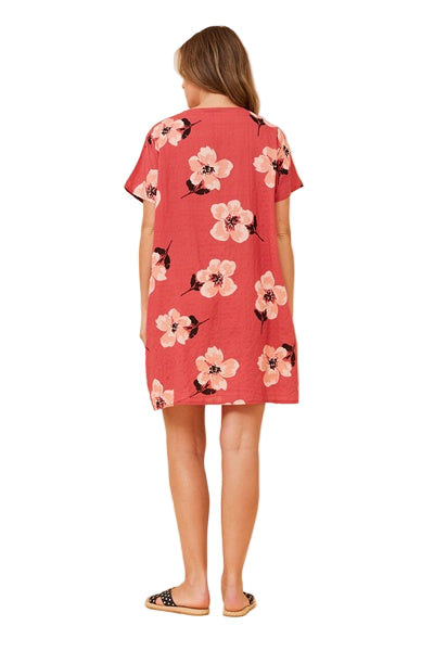 CHARLIE FLORAL SHIFT DRESS