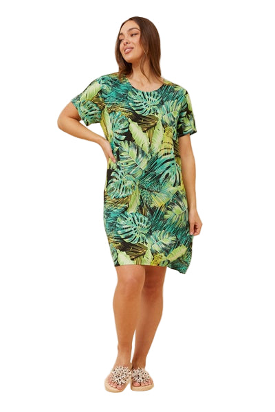 CHARLIE TROPICAL SHIFT DRESS