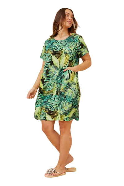 CHARLIE TROPICAL SHIFT DRESS