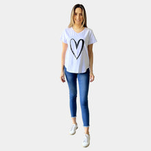 Load image into Gallery viewer, V-NECK HEART TEE
