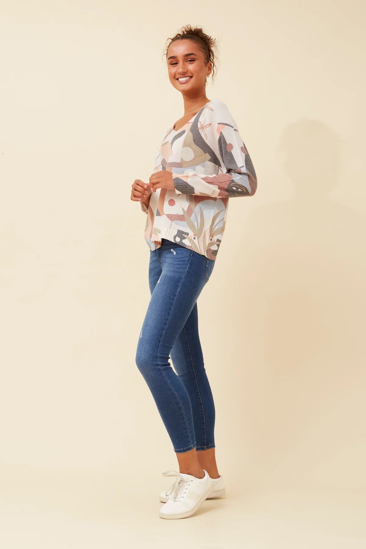 NADIA PRINTED TOP