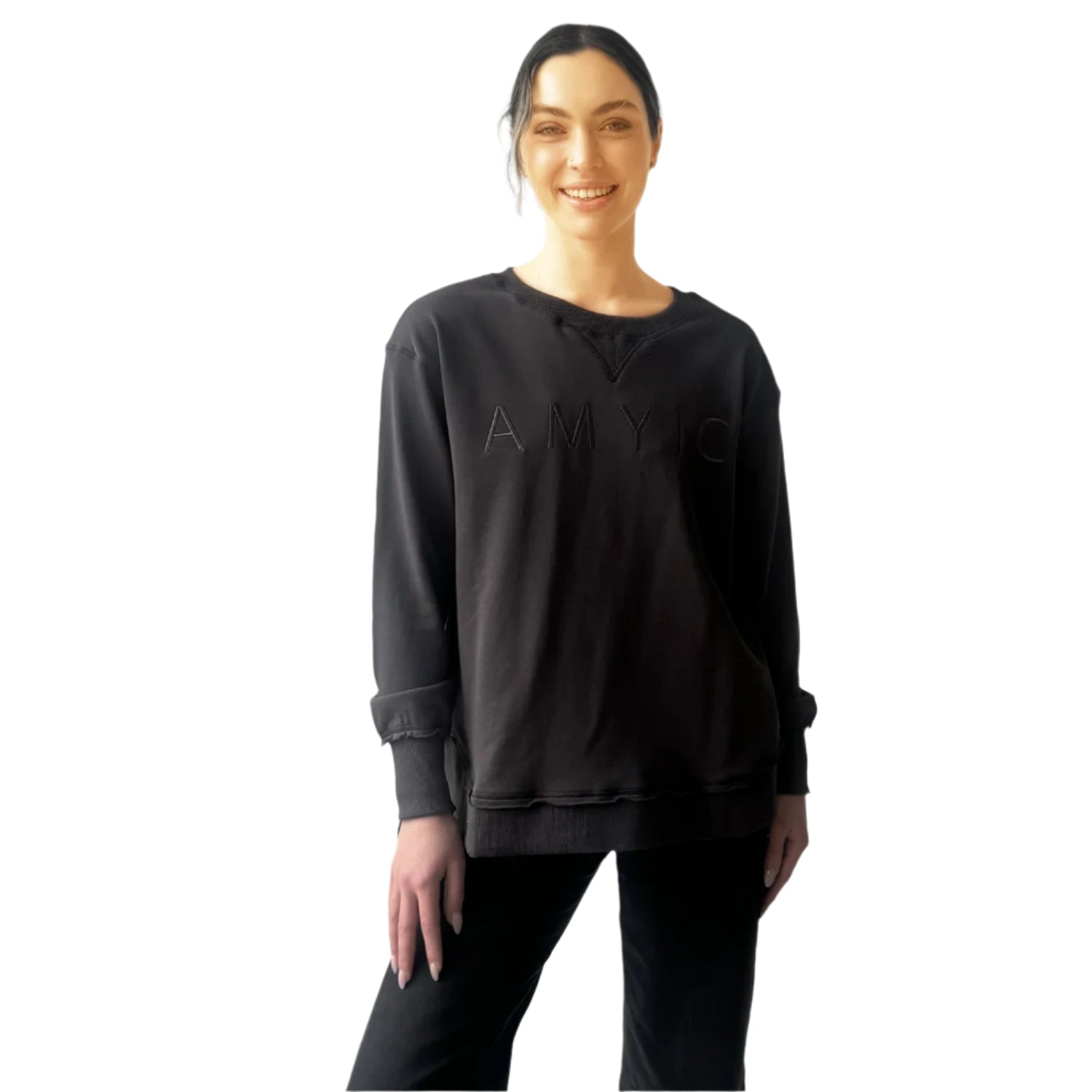 AMYIC SWEATER CHARCOAL