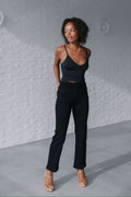 ANDY STRAIGHT LEG JEAN IN BLACK