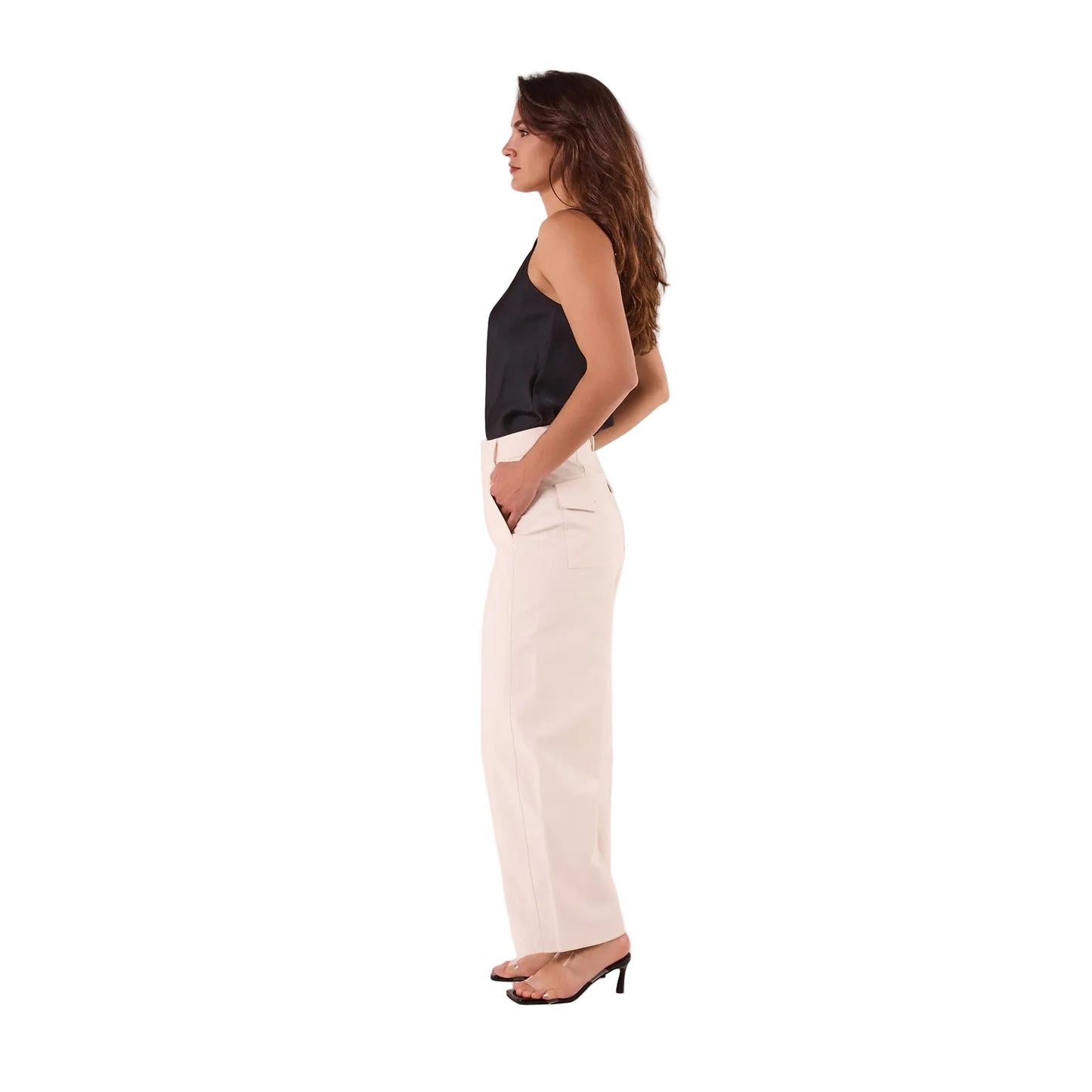 AMYIC BARREL LEG PANT