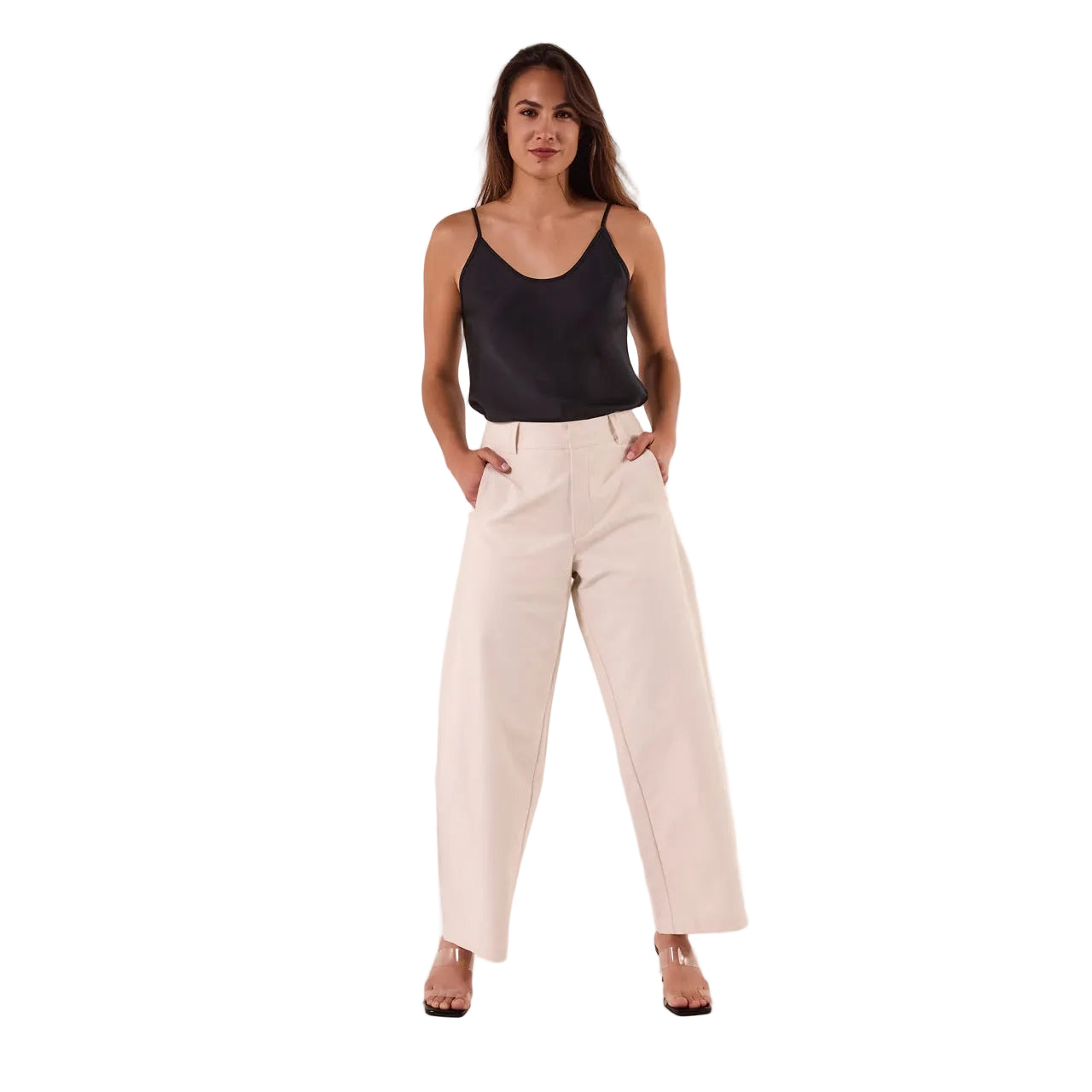 AMYIC BARREL LEG PANT