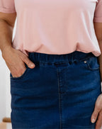JENNI STRETCH DENIM SKIRT