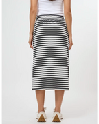 STELLA + GEMMA ESSENTIALS SKIRT IN BLACK
