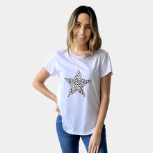 Load image into Gallery viewer, LEOPARD STAR TEE
