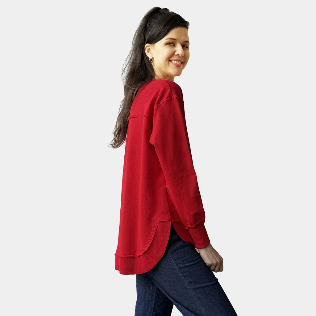AMYIC SWEATER RED