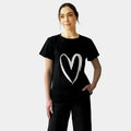 WHITE HEART TEE